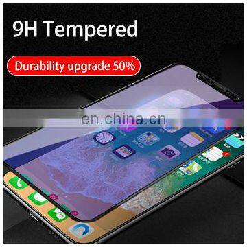 for IPhone 12 Protective Film Anti Blue Light 9h Mobile Phone 6D Toughened Glass Protective Film IPhone X / XS Screen Protector photo-4