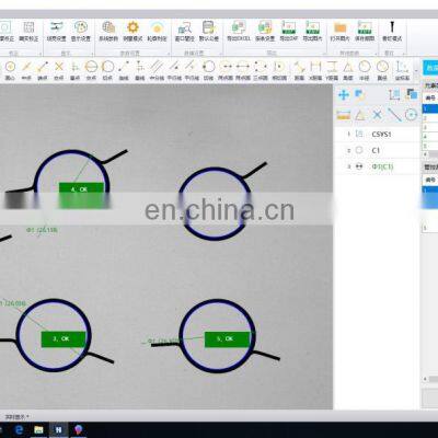 Fast Measuring One Button Video Measuring Machine for Lab
