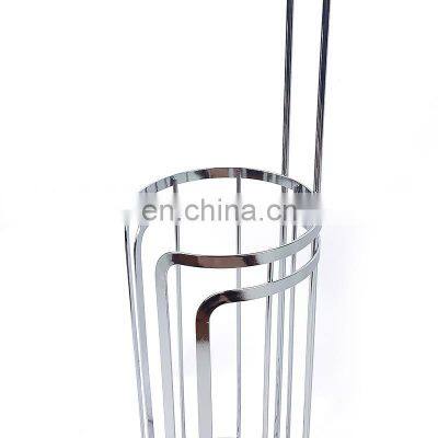 Hotel Bathroom Nordic Modern Free Standing Paper Holder Metal Stand Rack Paper Towel Toilet Roll Tissue Holder photo-5