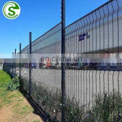 Waterproof 358 security wire mesh fence galvanized wire anti-climb fence for sale