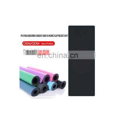 Anti Fatigue Pvc Customizable Body Line Natural Rubber Yoga   Mat Pu 5Mm Environmental Protection Yoga Mat