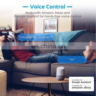 US Standard Double Control For Stairs Smart Remote Control WiFi 1 Gang 3 Way Button Swich With Support Voice Control photo-5