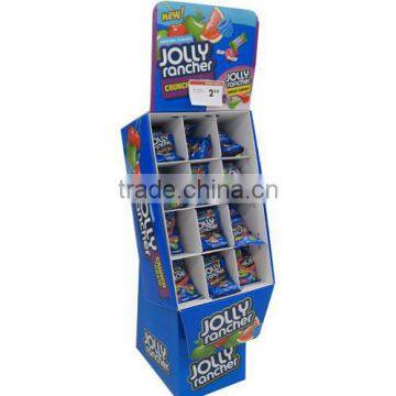 Supermarket retails cardboard baby shop garment display rack