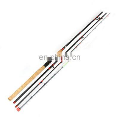 Two-section super hard carbon fishing rod 2.1m 2.4m 2.7m Fishing rod with wooden handle