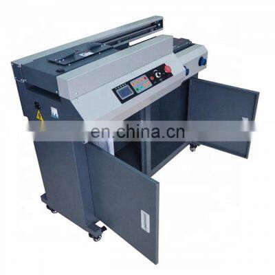 A4 Size Automatic glue binder hot melt glue book bidning machine with Single binding roller wireless Perfect binding machine