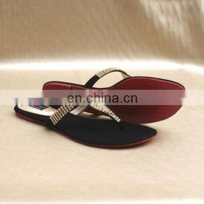 women flat handmade jewelry shoes ladies flats beautiful sandals