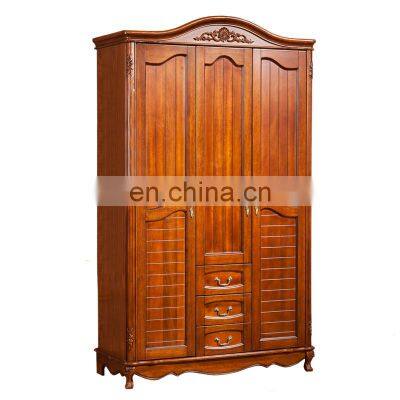 Carved Walnut Antique 1890 Austrian Armoire, Wardrobe or Closet