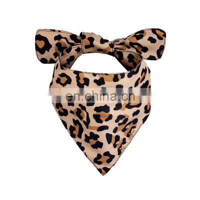 High quality colorful custom sublimation square triangle many sizes cotton dog bandana for pet