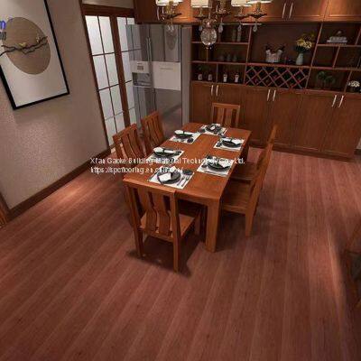 GKBM Greenpy MJ-W6007 New Eco-Friendly Waterproof Rosy Wine Red Click Stone Plastic Composite SPC Flooring photo-4