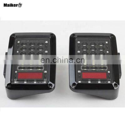 popular style changeable LED tail lights for jeep wrangler jk accessories for jeep wrangler LED rear lights