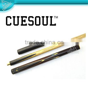 CUESOUL 3/4 Hand Spliced snooker cue, excellent quality at low pricing, OEM Welcomed