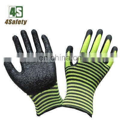 4SAFETY Latex Safety Glove Natural Latex Dipped Cotton Glove