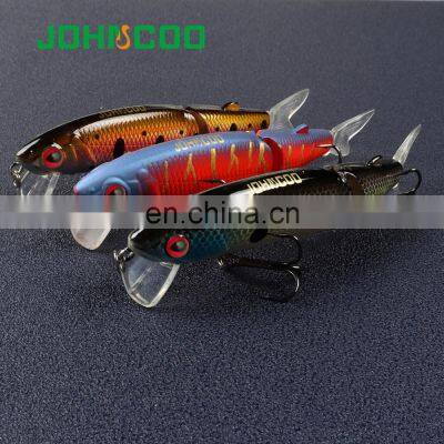 JOHNCOO Spare Tail 110mm 14.7g Fishing Lures Hard Lures 2 Sections Artificial Minnow Bait photo-4