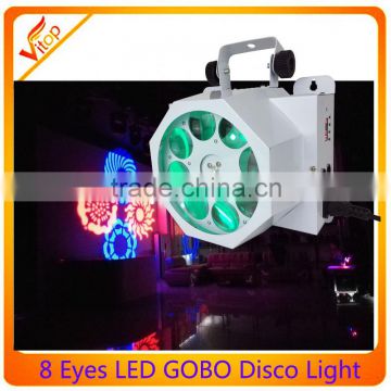 8 Eyes Led Disco Light Led Bubble Gobo Effect Light for sale