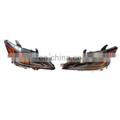 MAICTOP car lighting system front lamp FOR ES ES350 2007 3 lens restyle headlight head light