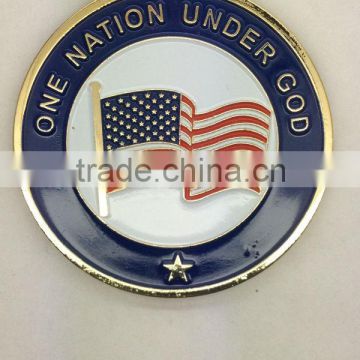 custom flag soft enamel lapel pins/custom flag badges