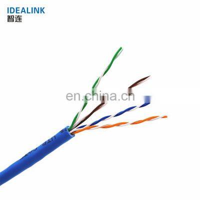 New product blue / yellow 4 pairs CCA utp cable cat5 patch cord PVC jacket patch cord cat 5