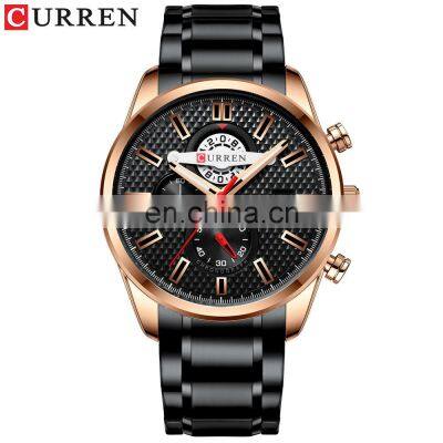 CURREN Brand Men Watch Mens Watches Top Brand Fashionable Men Match Stainless Steel Gold Watch photo-5