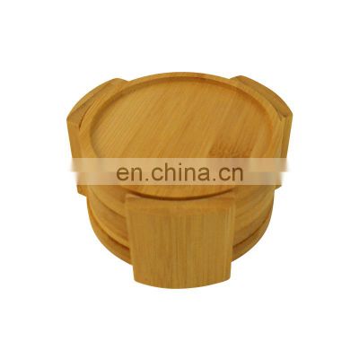 Hot Selling Cheap Custom Personalized Bamboo Tea Coasters Wooden Coaster Bamboo