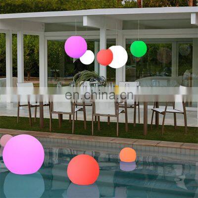 led floating light/dmx512 illuminate ball light/outdoor solar plastic led ball sphere stone light lamp