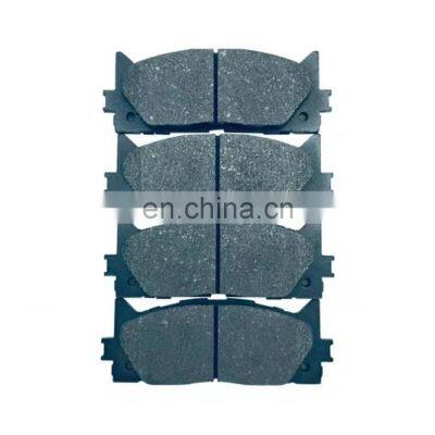 Semi metallic car front brake pad 04465-06080 for camry