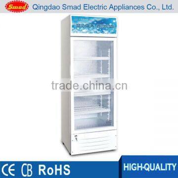 220L 110v 220v showcase refrigerators vertical showcase refrigerator price