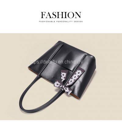 Women's Popular Tote Bag Urban Simple Single-shoulder Bag Large Capacity Mommy Bag photo-5