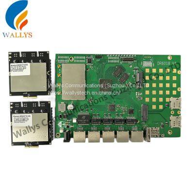 Wallys индустриальный 5G-маршрутизатор/IPQ6010/QCN9074 Wi-Fi-карта Поддержка OpenWRT IPQ6010 802.11ax 2x2 2.4G&5G