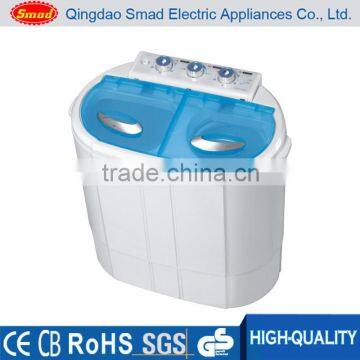 Semi Automatic Double Tub Top Loading Mini Washer photo-2