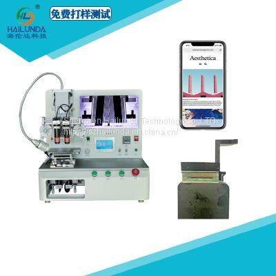HAILUNDA GZC-COF280E Pulse Hot Press Machine for Screen Assemble Electronic Production FFC, FPC ACF New LCD Flex Cable Repair Machine ACF Bonding photo-2