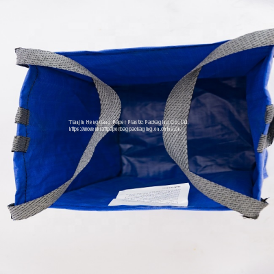 51*73 cm Durable White Medium Opening Polypropylene Firewood Bag With Printing photo-3