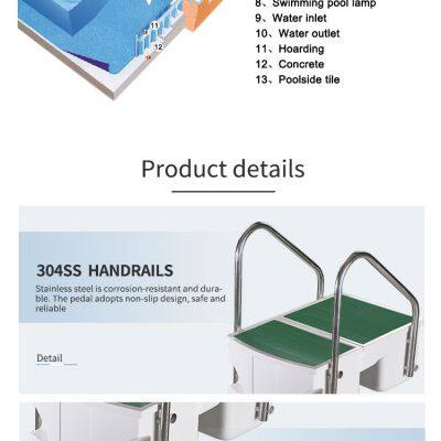 Easy Control Swimming Pool Cleaner Equipment Wall Mounted Filter Pipeless Pool Filter photo-5