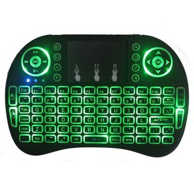 Custom Logo 7 Color RGB Backlit Mini Wireless Keyboard for TV Box Air Computer Mouse Keyboards photo-3