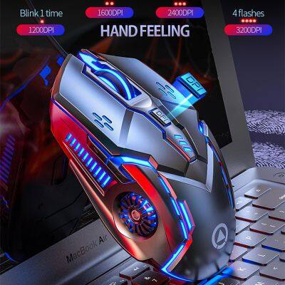 Hot Sale G5 Usb Gaming Mouse Wired Optical 6D Key Colorful Breathing Glow Hand Mouse photo-6
