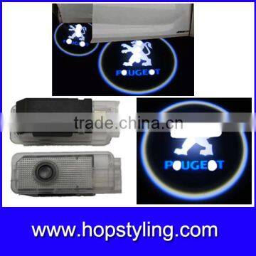 China supplier Auto LED light For Peugoet car LED door LED Laser Projector light auto welcome ghost shadow light