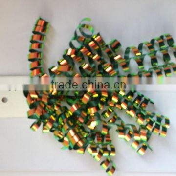 PP Material Curly Ribbon Bow For Gift Decoration and curly hair ribon bow for Chrismas/gift packing