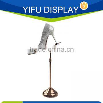 Rose Gold Metal Shoe Display Stands