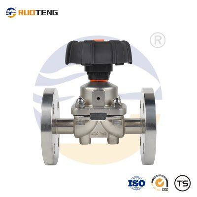 [Ruoteng] Фланцевой мембранный клапан PN16 DN40
