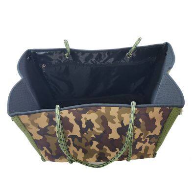 Multipurpose Wet Tote Bag Large Neoprene Waterproof Shoulder Beach Bag photo-3