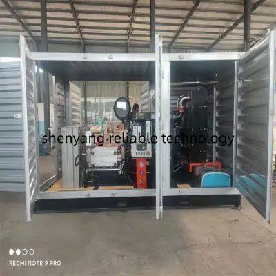 Electric Diesel 700-1500bar High Pressure Water Jetting Machine New Industrial Reactor Tank Automatic Cleaning Machine