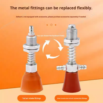 Robot Vacuum Suction Cup Manipulator Triangular Polygonal Rhomboid Conical Circular Nozzle for Injection Molding Machine Plastic Material photo-3