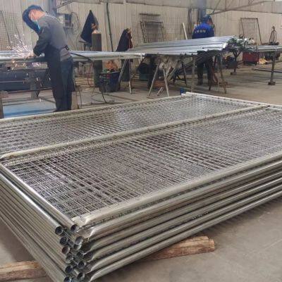Wholesales Price Fence Galvanized 50*100mm Construction Canada Temporary Fence photo-2