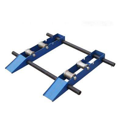 Heavy‑Duty Multifunction Cable Pay‑off Stand With Adjustable Bearings & Rotating Axle | Industrial Cable Reel Dispenser for Fiber Optic & Power Lines photo-3