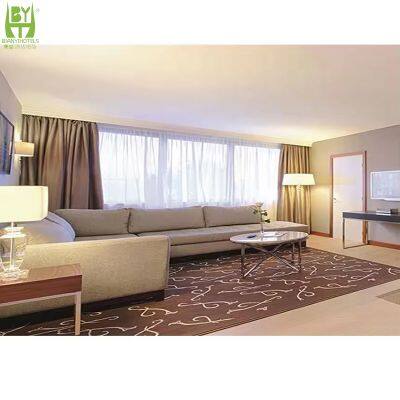 American Style Multifunctional Bed Modern Music Storage Space Leather Bed Luxury LED Light Bed With Computer Lifting Table Set photo-1