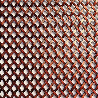 Woven Crimped Decorative Metal Wire Mesh for Cafes, Cabinet Door Decoration photo-3