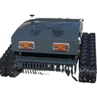 9Hp Loncin 224CC Gasoline Engine Multifunctional Rubber Track RC Controlled Lawn Mower