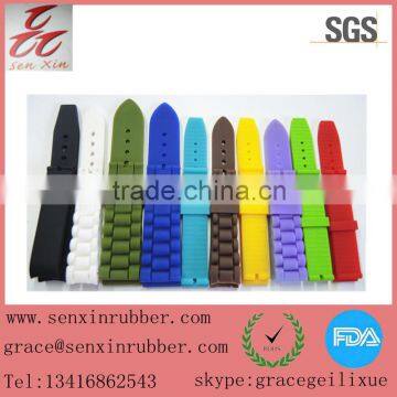 silicone rubber watch chain