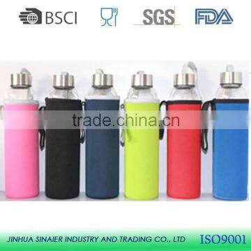 Food Grade Feshion Design Plastic/Glass Sports Dringking Bottle/Cups