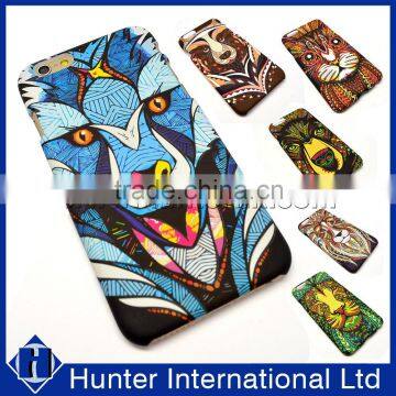 Fashion 3D PC Printed Animal Case For iPhone6