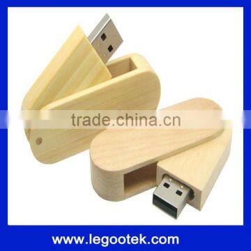 sourcing price wooden swivel usb flash memory
